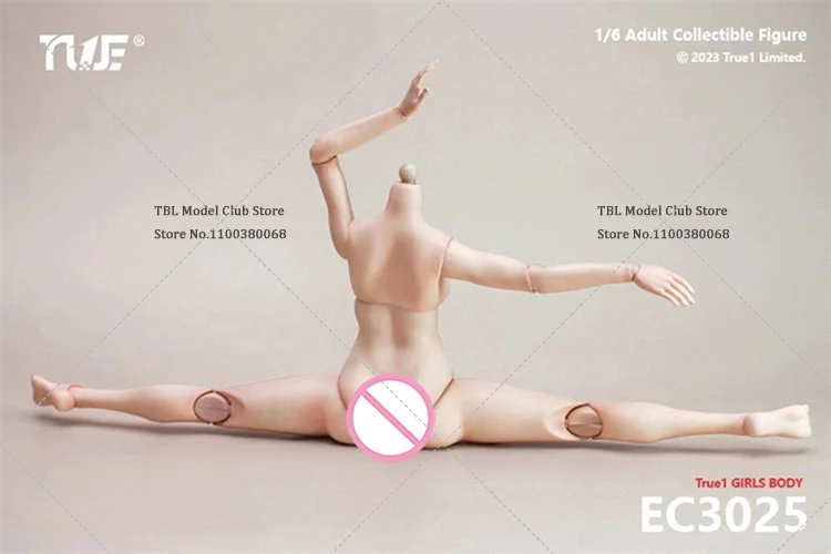 True1Toys EC3025 EC3026 1/6 Scale ทหารหญิงพีชสะโพก Movable Joint Body Fit 12 นิ้วซีด/Suntan Skin Action รูปตุ๊กตา