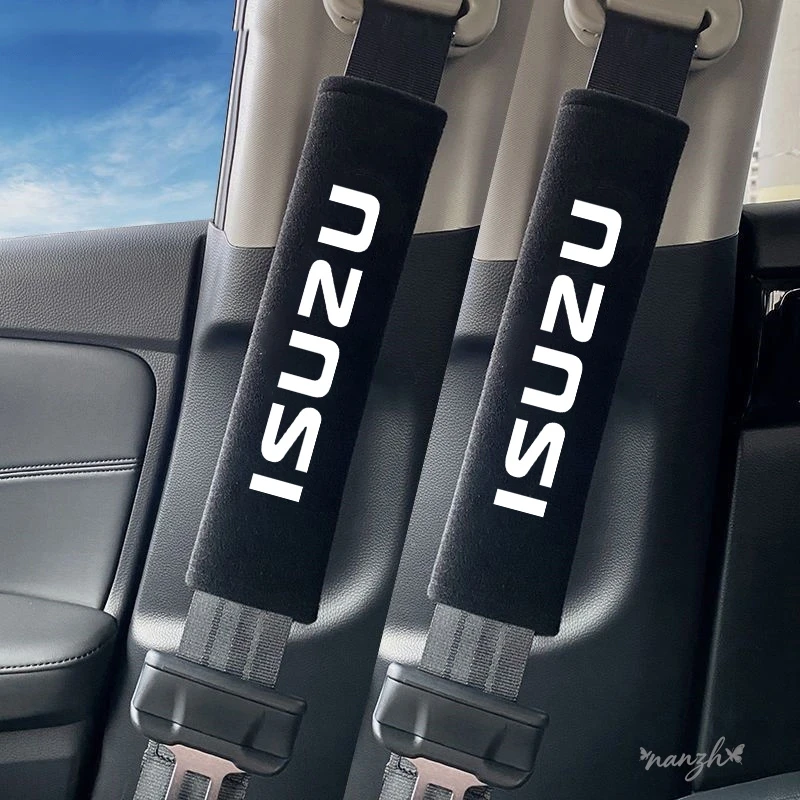 

2Pcs Soft and Comfortable Car Seat Belt Cushions Car Shoulder Pad For Isuzu D-MAX MUX Truck DMAX 2015 2016 2017 2018 2019 2020