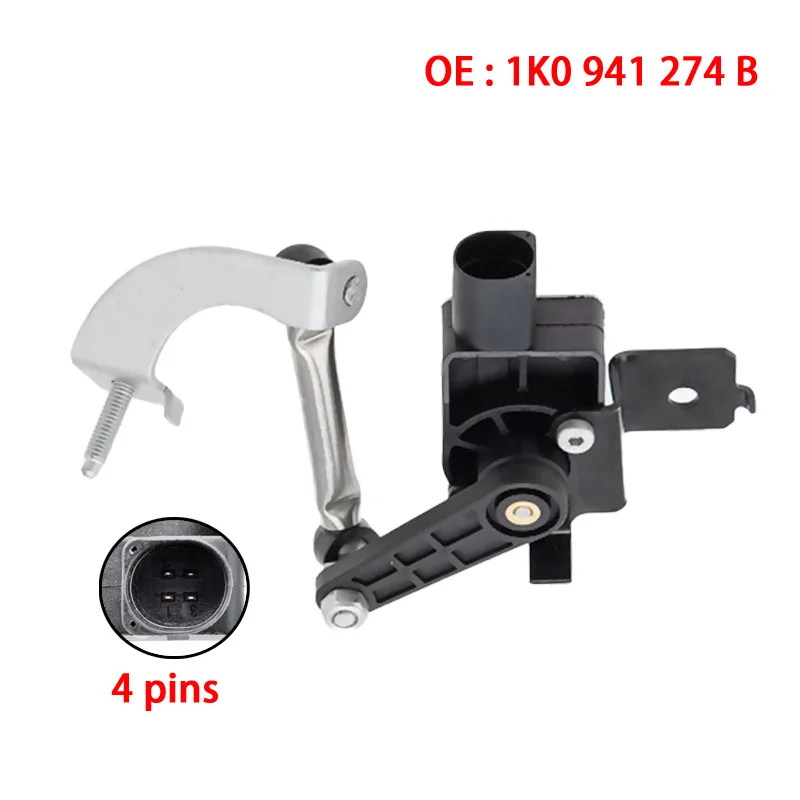 

Headlight Level Sensor Front Left for Audi A3 VW Jetta Golf 5 Golf 6 Touran - Ref 1K0941274B 1K0 941 274 B