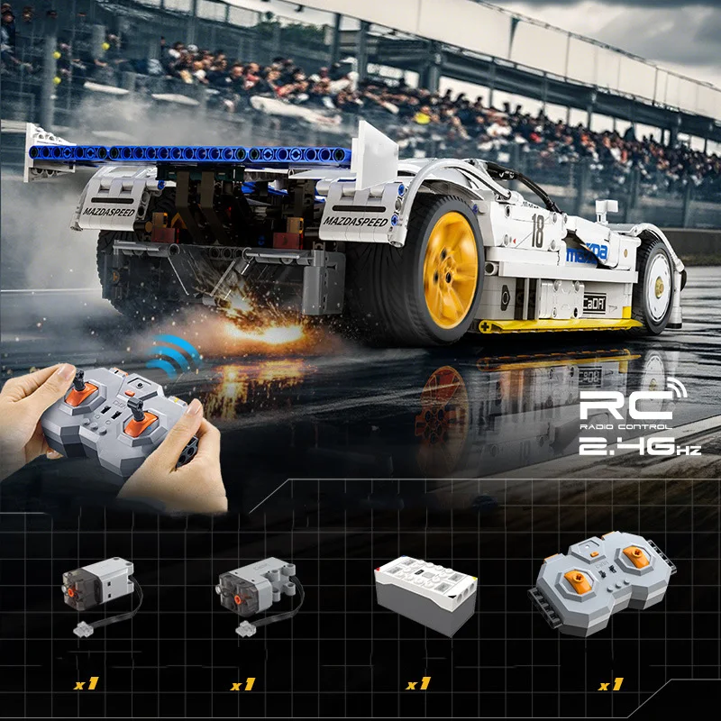 التقنية 24gHZ التحكم عن بعد السوبر كتلة 1:10 مقياس 787B الروتاري Wankel محرك سيارة اليابان Lemans سباق الطوب RC اللعب