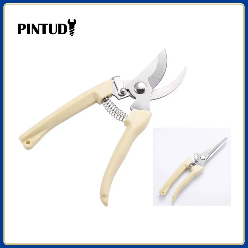 Stainless Steel Scissors Flower Cutting Flower Arrangement Pruning Fruit Tree Garden Branch Cutting Household Grafting