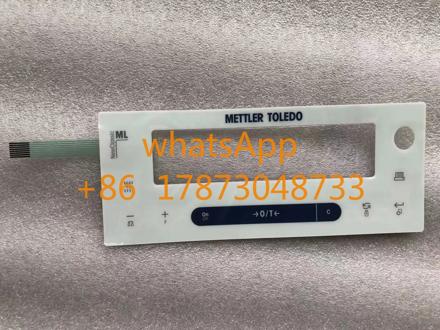 

New Replacement Compatible Touch Membrane Keypad For METTLER TOLEDO MS204 ML204