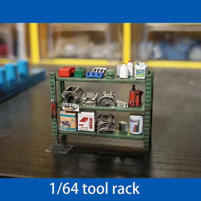 

EZ 1/64 Подставка для инструментов Миниатюрная модель орнамента сцены