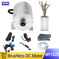 Kunray Electric Scooter Conversion Kits 1000W 1500W 1600W 1800W E-bike Brushless DC Motor with Controller Go-kart DIY