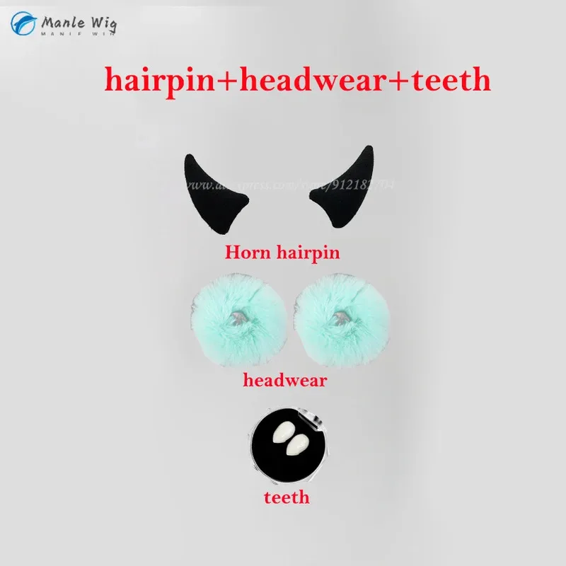 2025 Memu Cho 30 سنتيمتر الأسود الذهبي MEM تأثيري أنيمي مقاومة للحرارة الاصطناعية لعب الأدوار + غطاء شعر مستعار #6