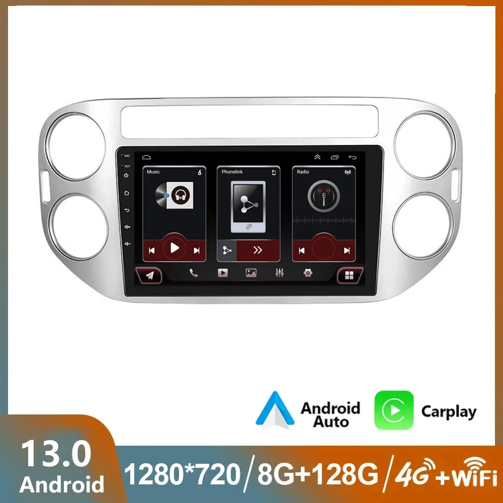 

Android 13 Auto Carplay Car Radio Multimedia Player for VW Volkswagen Tiguan 2006-2016 2 din Autoradio Stereo GPS DSP RDS