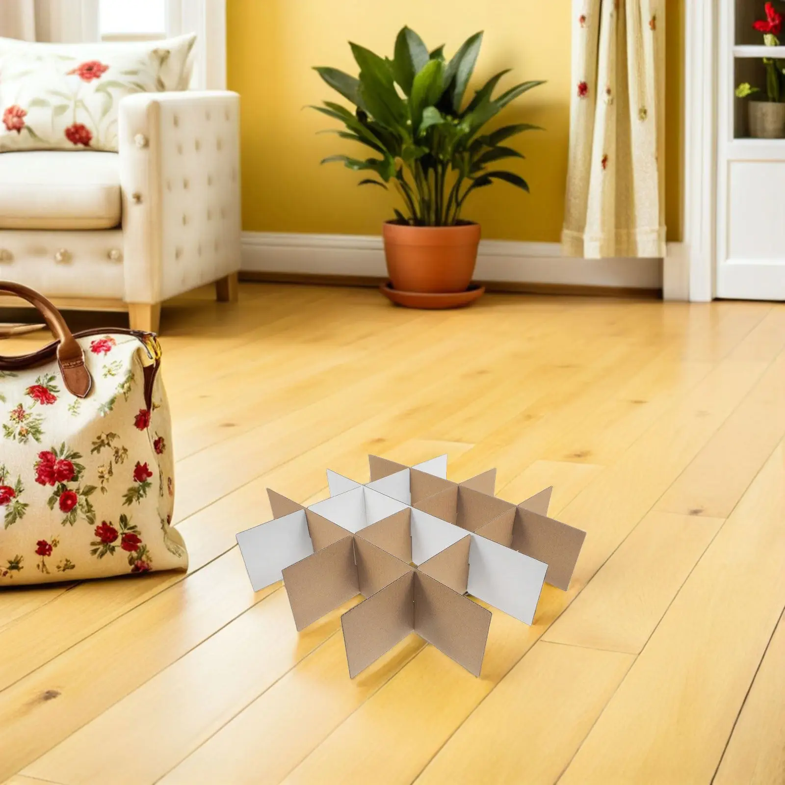 

12 Pcs Packing Boxes Cardboard Dividers for Wine Glasses Inserts White Ornaments Shipping