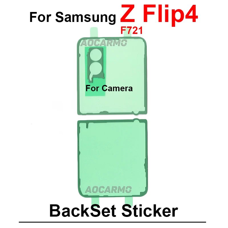 Back Cover Adhesive For Samsung Galaxy Z Flip 4 Flip4 F721 LCD Screen + Rear Sticker Tape Glue