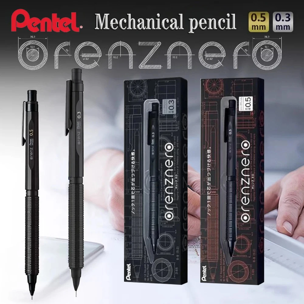 Japan Pentel ORENZNERO Mechanical Pencil  PP3003-A 0.3mm/0.5mm Anti-Breaking Automatic Core Drawing Pencil School Supplies