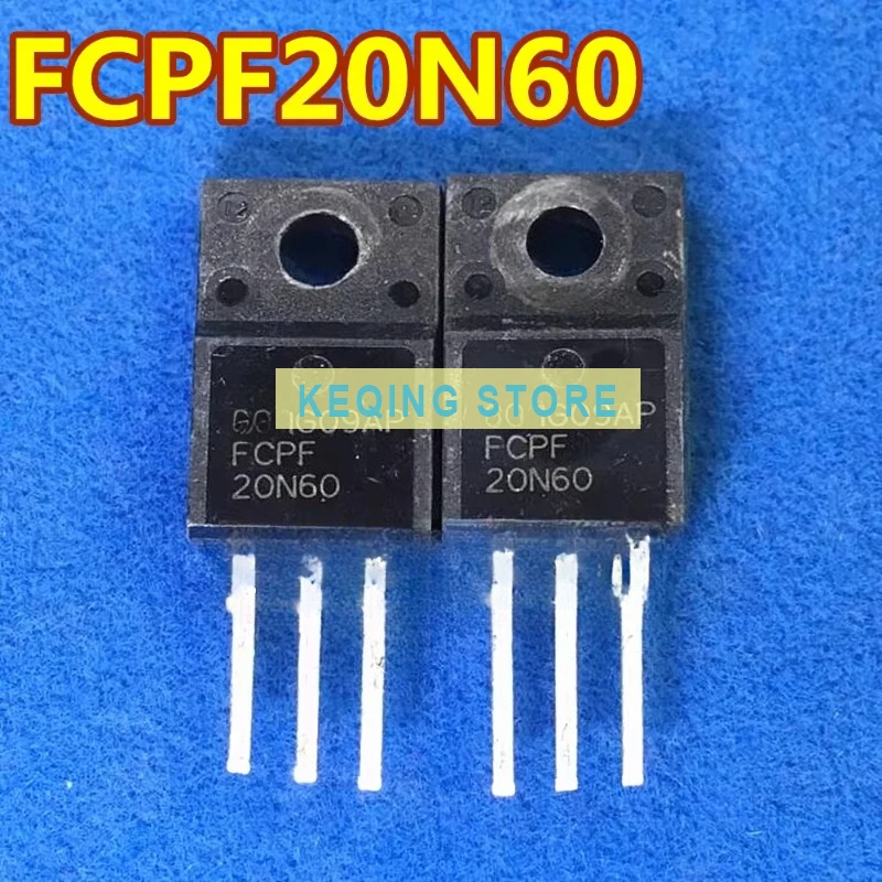 10PCS Used+Not NEW+Send after Measure  FCPF20N60S FCPF20N60 20N60SI liquid crystal field effect transistor, spot