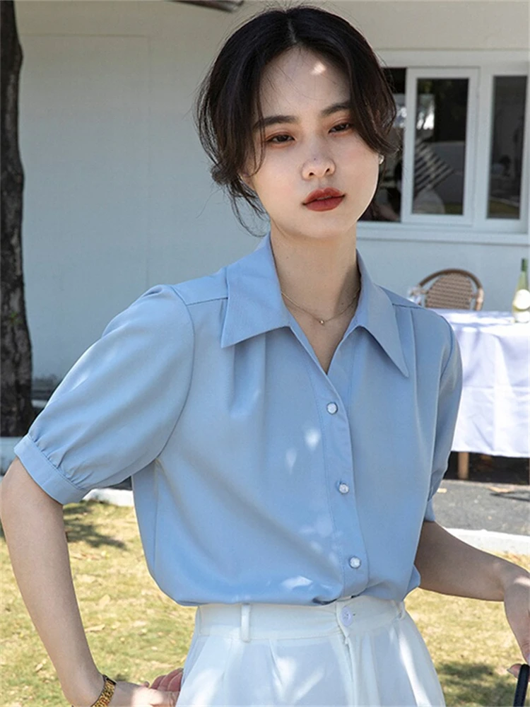 

Korean Sle Lazy Faion Snowflake ort Sve Women's irt Summer 2026 New Fre Sle Top Quali Polyester Fiber