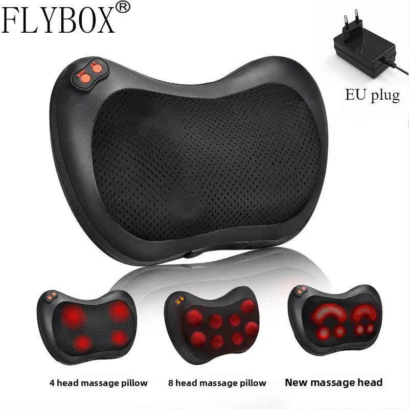 

Cross-border cervical massage pillow multifunction car home shoulder neck waist abdominal back massager