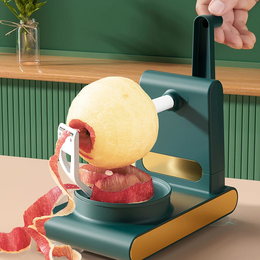 Kitchen Hand Crank Fruit Apple Peeler Reusable Food Peeling Machine Fruit Apple Peeler Cutter Slicer Tools Kitchen Accessories