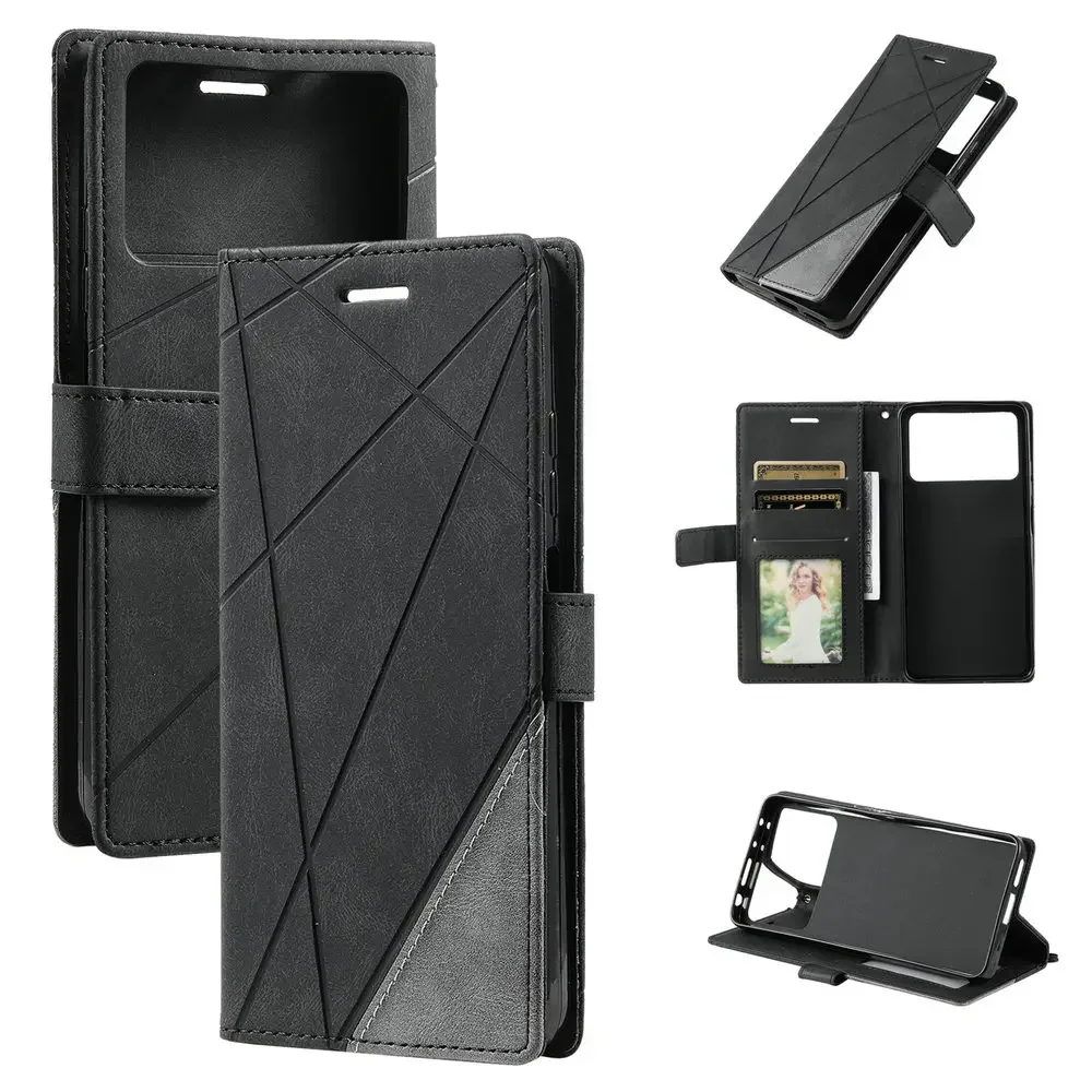 Für poco m5s x4 x3 pro f5 x 3 nfc flip case leder buch cover xiaomi poco x6 x5 f3 gt m5 f4 m3 m4 m6 c65 40 m 6 5g brieftasche funda