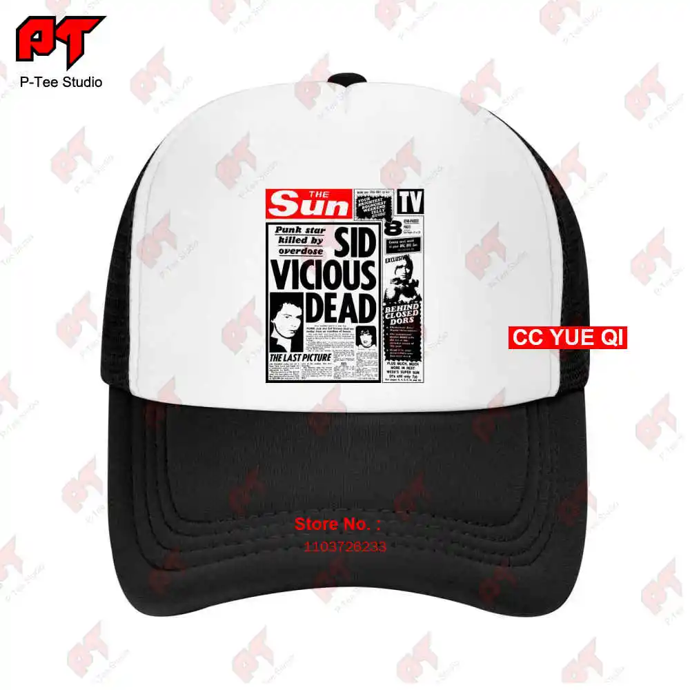 90S The Sex Pistols Sid Vicious Dead Vintage Punk Skinhead Baseball Caps Truck Cap ZPG3