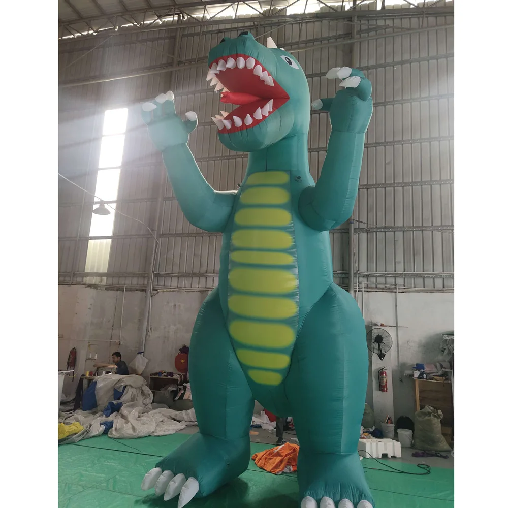 Publicidade gigante inflável dinossauro decoração explodir dragão dino desenhos animados para publicidade de evento ao ar livre