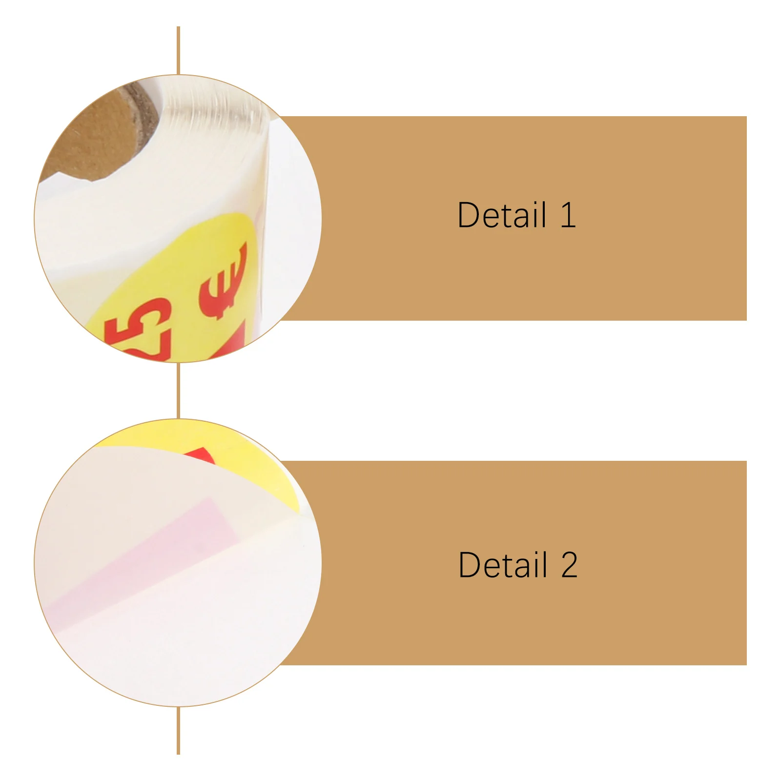 

1500Pcs Blank Price Stickers Labels Round Waterproof Decals for Sale Supermarket Retail Store Food Safety Labeling Use