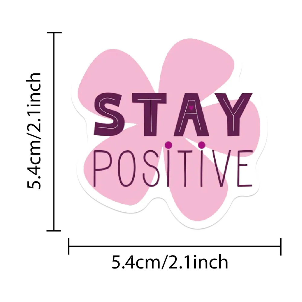 10/50PCS Kawaii Pink motivational Stickers Cute Graffiti Sticker Scrapbook Luggage Laptop Guitar Bike Skateboard Decals