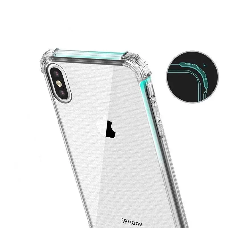Drop Protection Clear Soft TPU Case for Iphone 17E 18 17 pro max 16e air X XS MAX XR 16E 11 12 13 14 plus 6 7 8 15 16 Cover