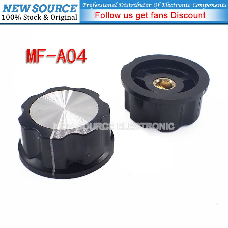 5Pcs MF-A01 MF-A02 MF-A03 MF-A04 MF-A05 Potentiometer Knob WH118/WX050 Rotary Switch Electronic 6mm NEWSOURCE