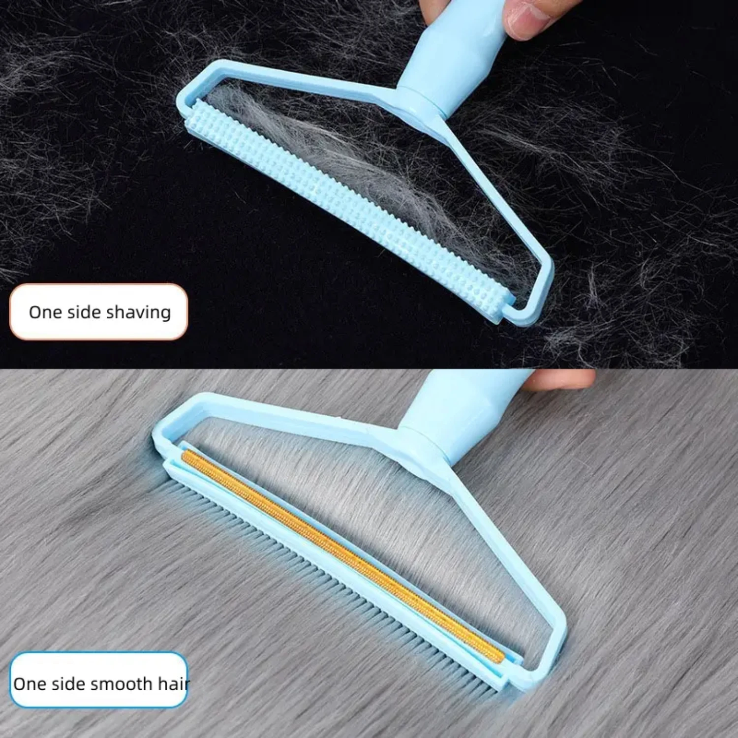 

Portable 2pcs Manual Lint Remover for Clothes, Sweater, Blanket - Double Sided Fuzz Shaver and Clean Tool - Effective Dust and P