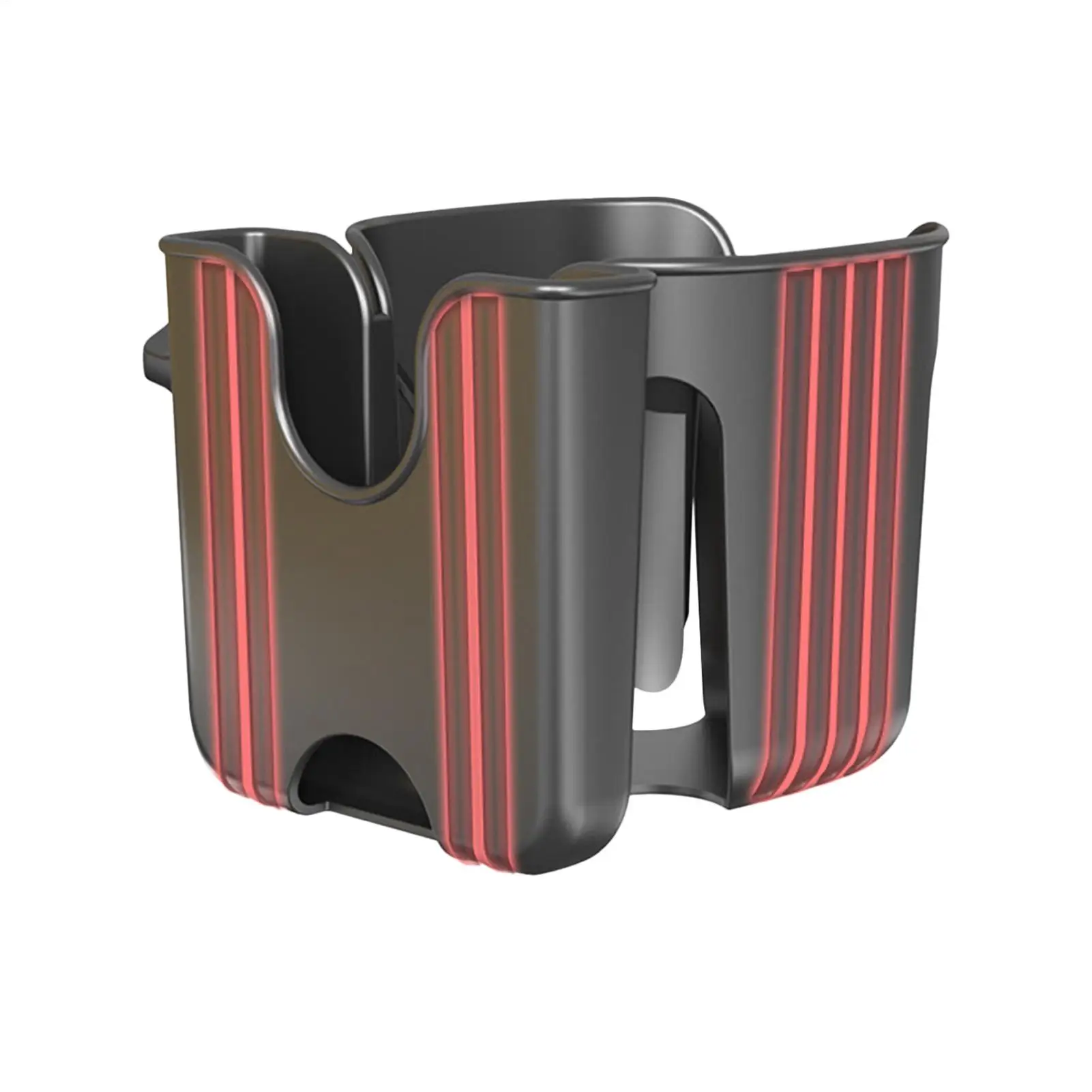 Stroller Cup Holder Attachment Stroller 2-In-1 Phone Case Adjustable Mobile Phone Case Strollers Storage Rack Drink Holder