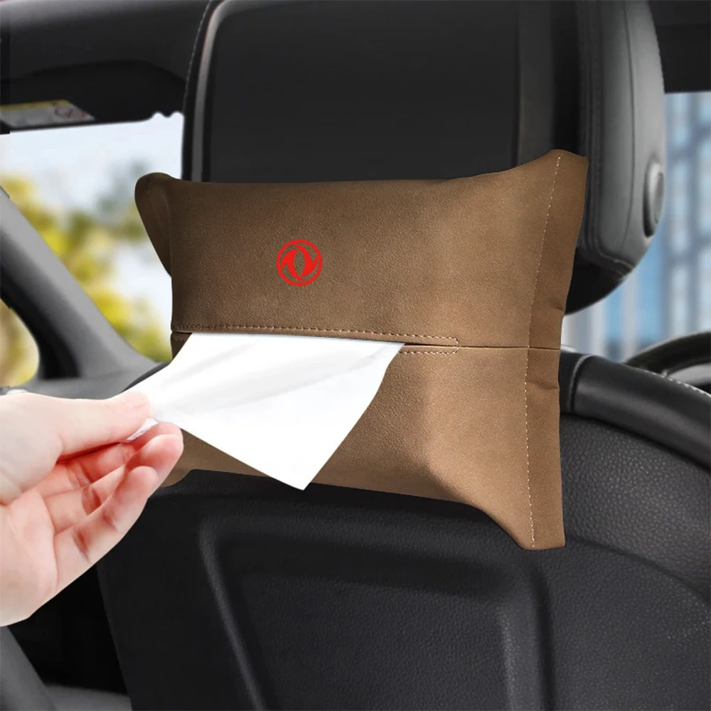 Car Armrest Tissue Bag For Dongfeng DFSK glory 580 DFM s30 h30 corss t5l sx5 f507 ax7 Creative Tissue Box Car Accessories