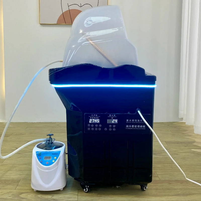 

Retro Water Circulation Therapy Center Head Spa Portable Massage Equipment One-button Heating and Power-on with Water Circul