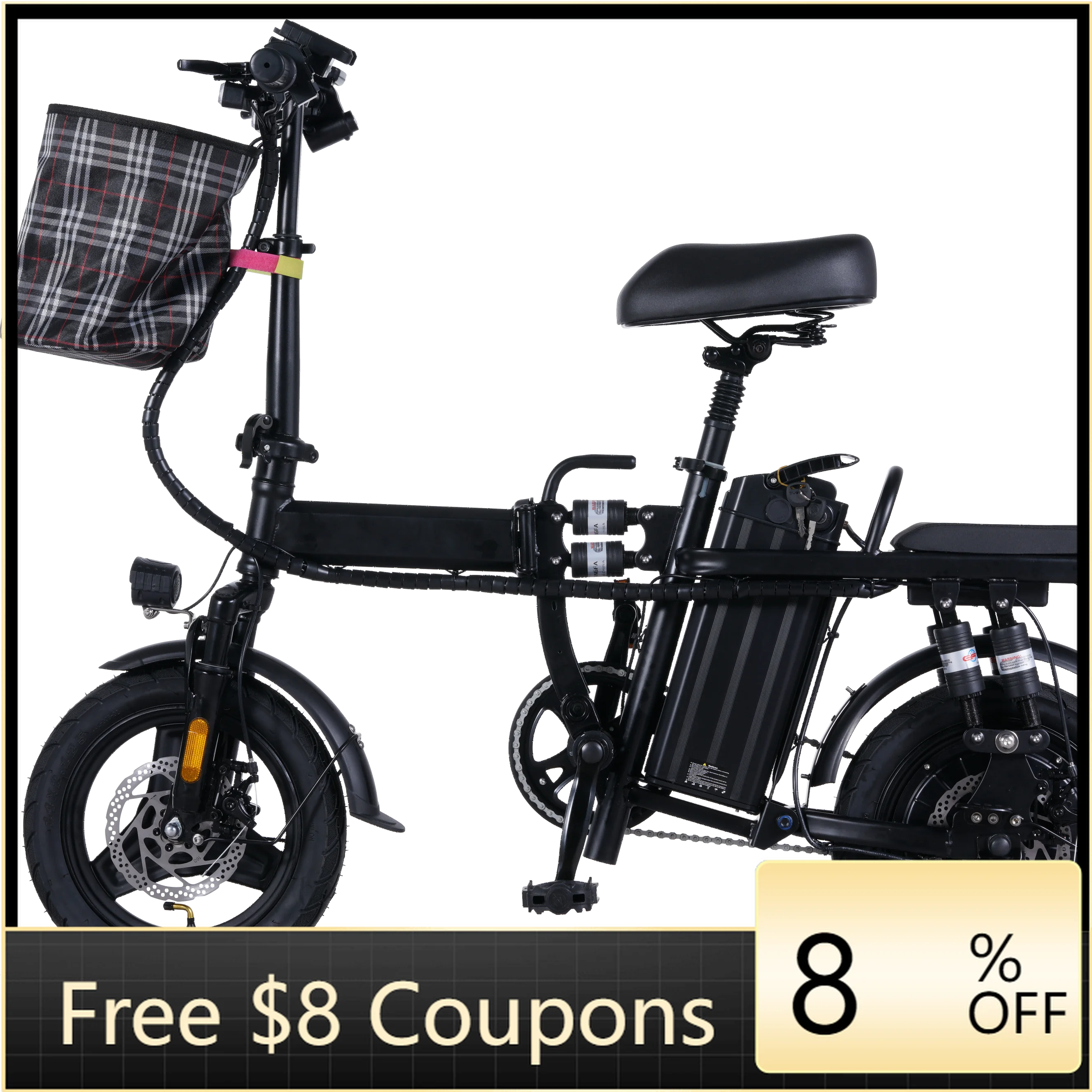 

STLF DZ WJW Advanced A Warehouse Dropshiipping 14 Inch Mini Bike 500w 25mph Fast Speed 48v15ah Battery Long Range Folding E Bike