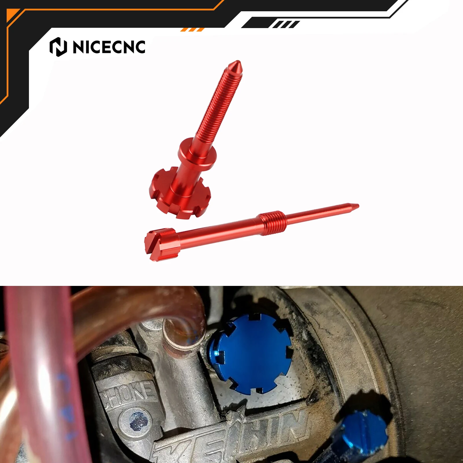 For BETA XTRAINER 300 2015-2022 RR 300 250 2013-2022 KTM SX EXC 200 250 300 YAMAHA NICECNC Carburetor Adjustment Screw Kit