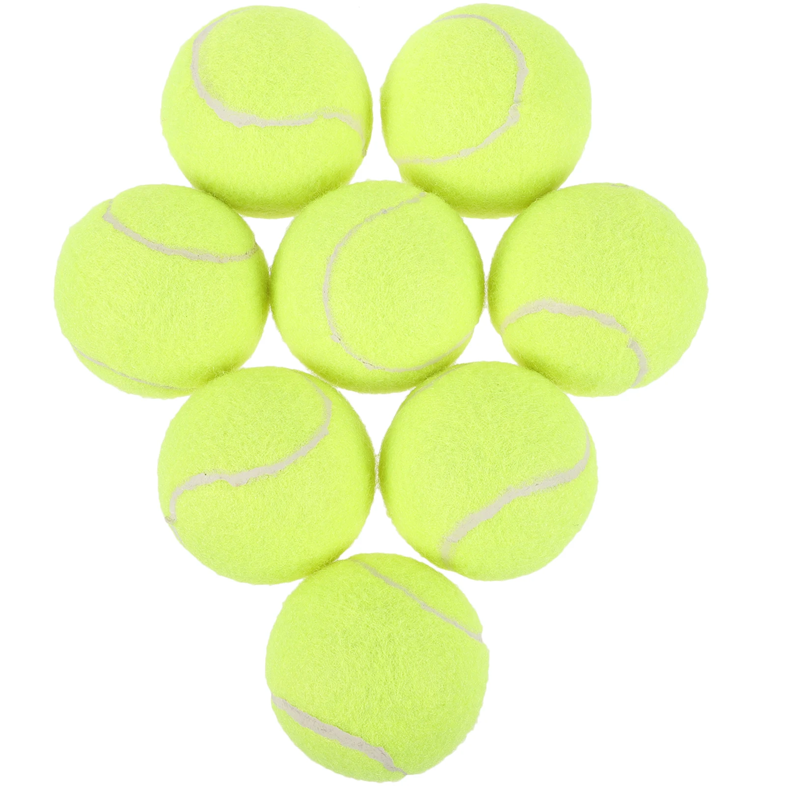 

8pcs Tennis for Dogs Durable Rubber Smooth Feeling Ideal Training Outdoor Small Tennis Balls For Dogs Pet Toys