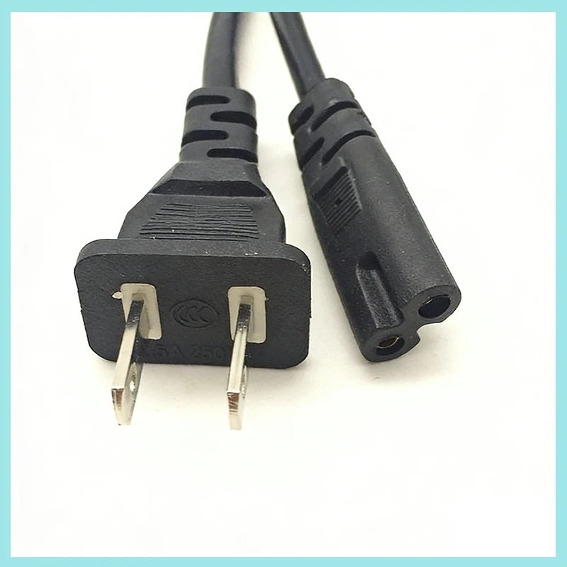 1/2/5pcs 1.5M Power Cord US Plug 8-shaped Two Hole Power Cor Hand Warmer Treasure Wire 2-hole Eight Shaped Tail B2