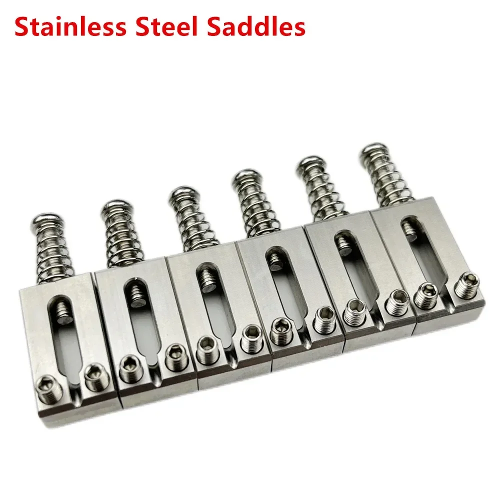 

10.5MM 10.8MM Stainless Steel Modern Saddle Guitar Tremolo Bridge Saddles