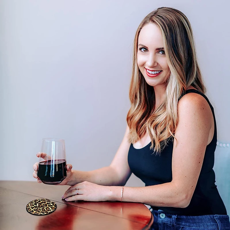 Posavasos de sublimación para manualidades, posavasos de transferencia de calor en blanco, taza con estera de impresión de prensa de calor, posavasos antideslizantes para manualidades, novedad de 42 piezas