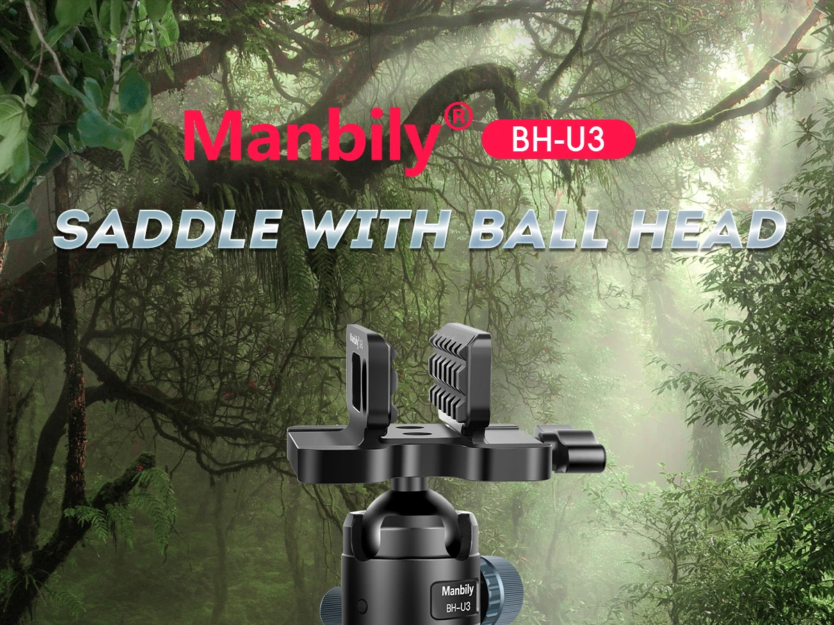 Manbily BH-U3 360 ° Kugelkopf für Jagdgewehr-Stativ, Satteladapter-Clip für präzises Schießen, Outdoor-Stativklemme, 44-mm-Kopf – Detail 1