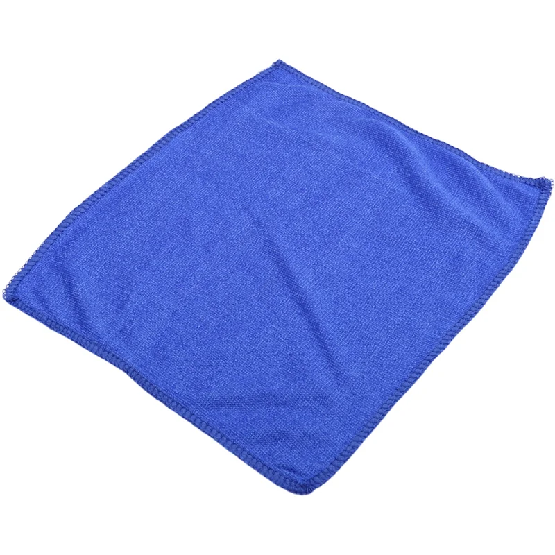 

Точное 100 шт. впитывающее полотенце из микрофибры для ухода за автомобилем, домашнее и кухонное полотенце для мытья, чистое полотенце для мытья, синее