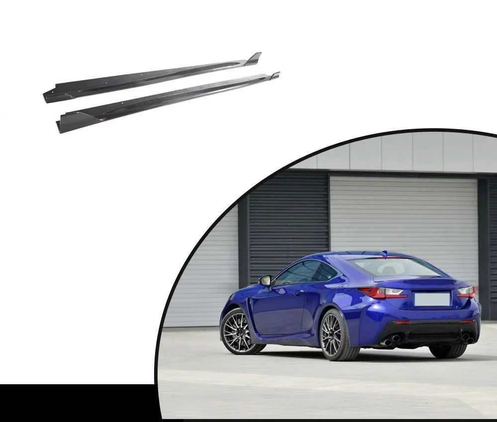 CARBON Fiber Side Skirt For Lexus RC-F 2005-2018