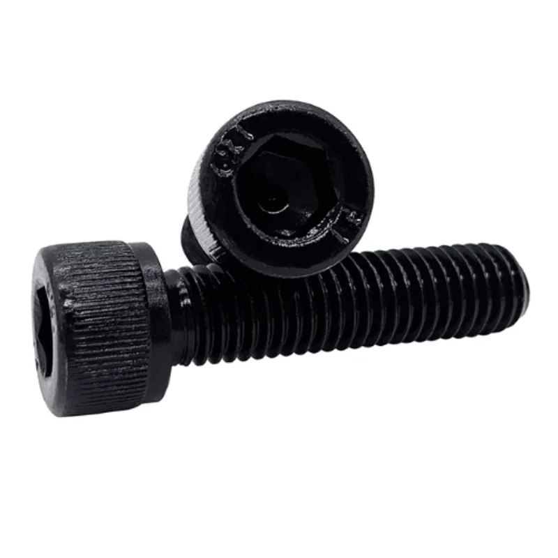 5-50pcs M1.6 M2 M2.5 M3 M4 M5 M6 M8 Black Grade 12.9 Steel DIN912 Hexagon Hex Socket Cap Allen Head Bolt Screw Length 2-80mm