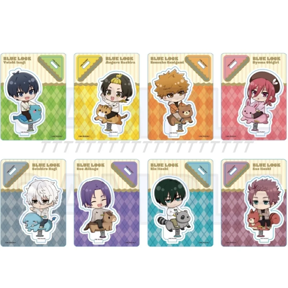 Game Nagi Seishiro Chigiri Hyoma Bachira Meguru Itoshi Rin Acrylic Stand Doll Anime Mini Figure Model Plate Cosplay Toy For Gift