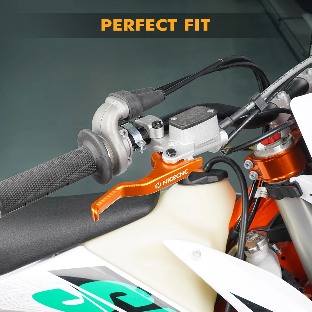 NICECNC Kurze Brems- und Kupplungshebel für KTM EXC 300 EXCF 350 SX 125 SXF 450 XCW 500 XCF 250 XC-W 300 SX-F 250 XC 300 2014-2023 – Detail 4