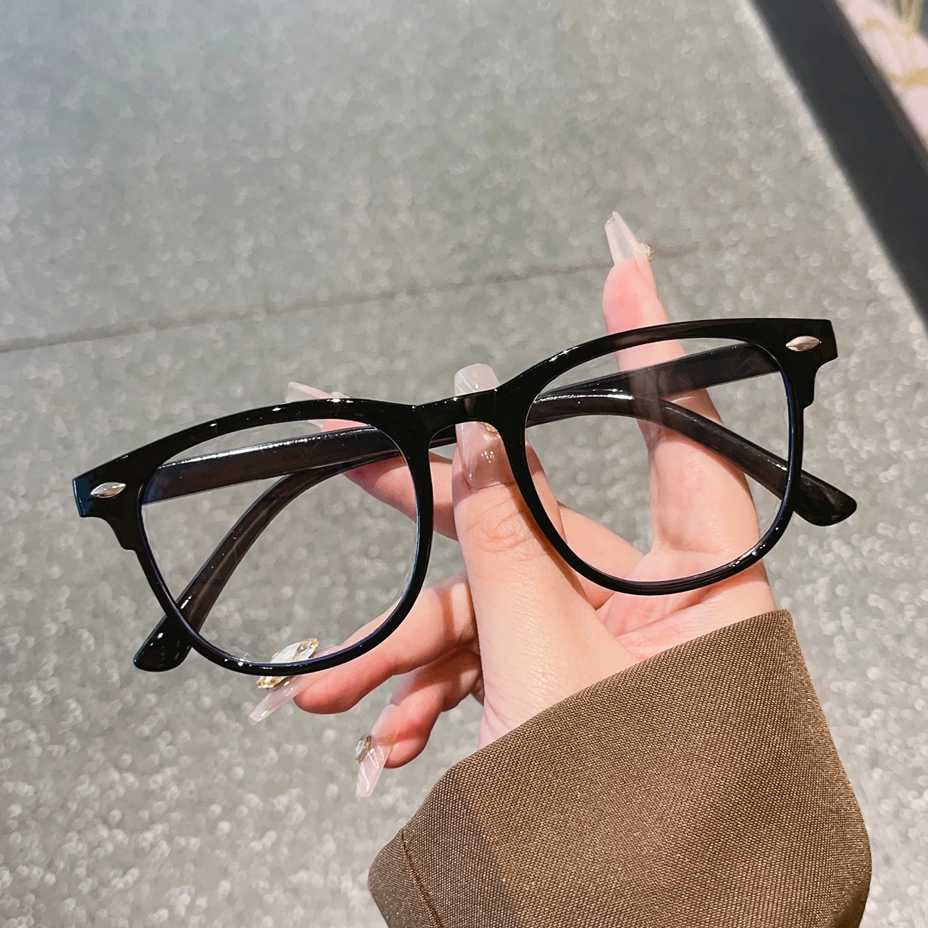 1PC Fashion Black R… - image