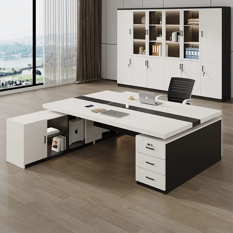 

Modern Designer Executive Desk Storage Leg Support Wood Cheap Executive Desk Drawers Modern Escritorio Office Desk Furniture