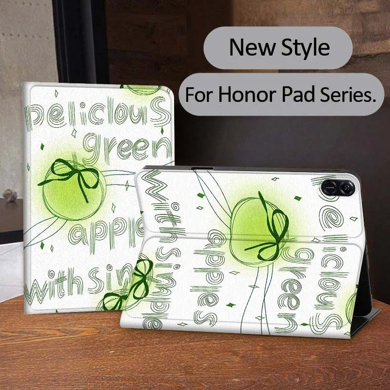 

Artistic Line Creative Pattern For Honor Tab Tablet MagicPad 3 6 7 X8 V7 V8 8 9 X9 X8a X9a 10 Pro Inch 2020 2021 Tablet Case