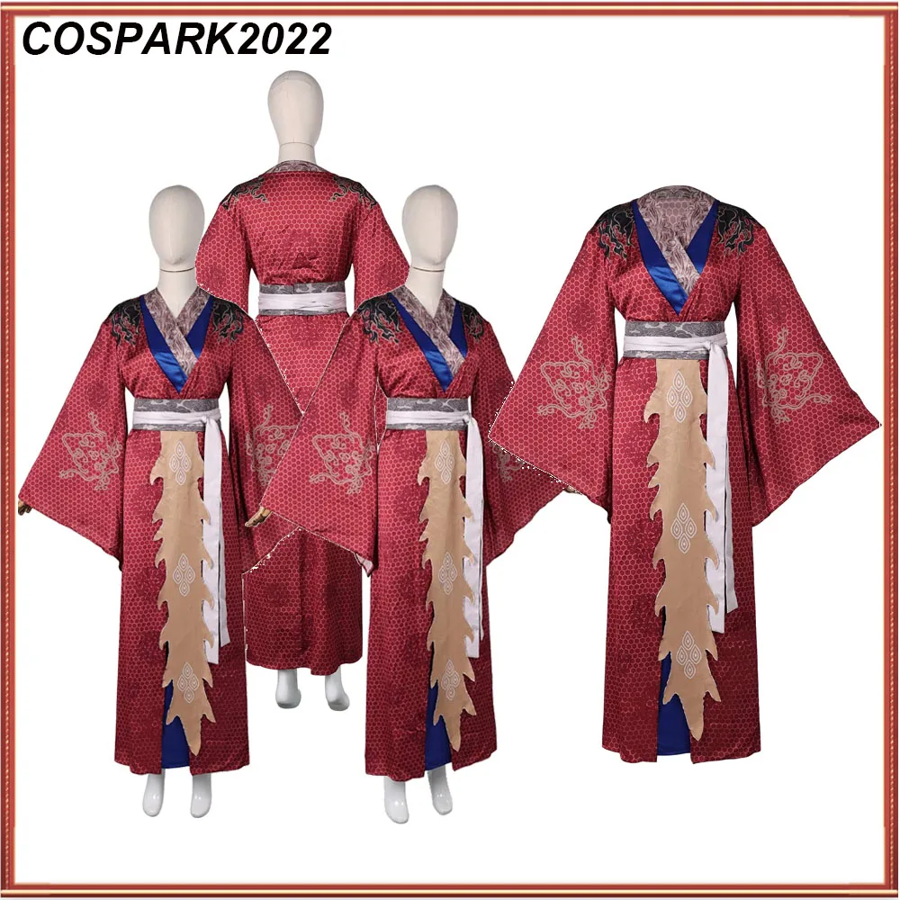 Kang-Jin Star Cosplay Robe Belt Costume Woman Halloween Carnival  Adult Game Black Cos Myth Fancy Stage Role Play Suits