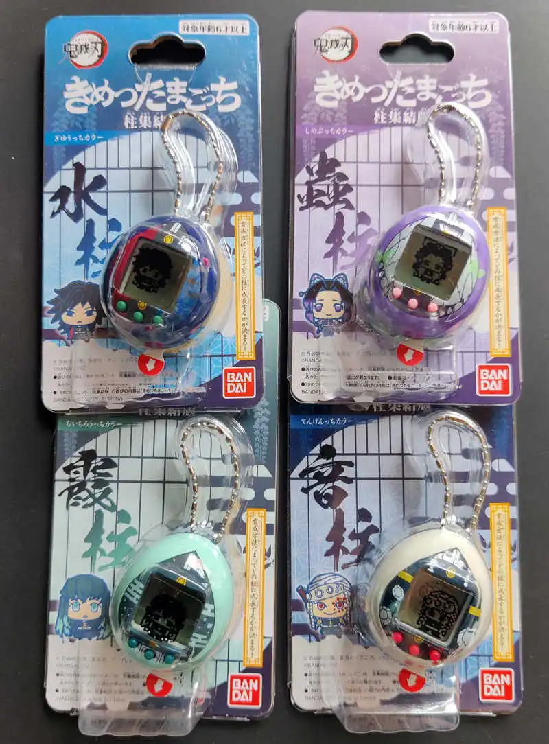 Genuine Bandai Demon Slayer Tamagotchi Kisatsutaitchi Electronic Pets Kimetsu No Yaiba Virtual Pets Collectible Toys Kids Gifts