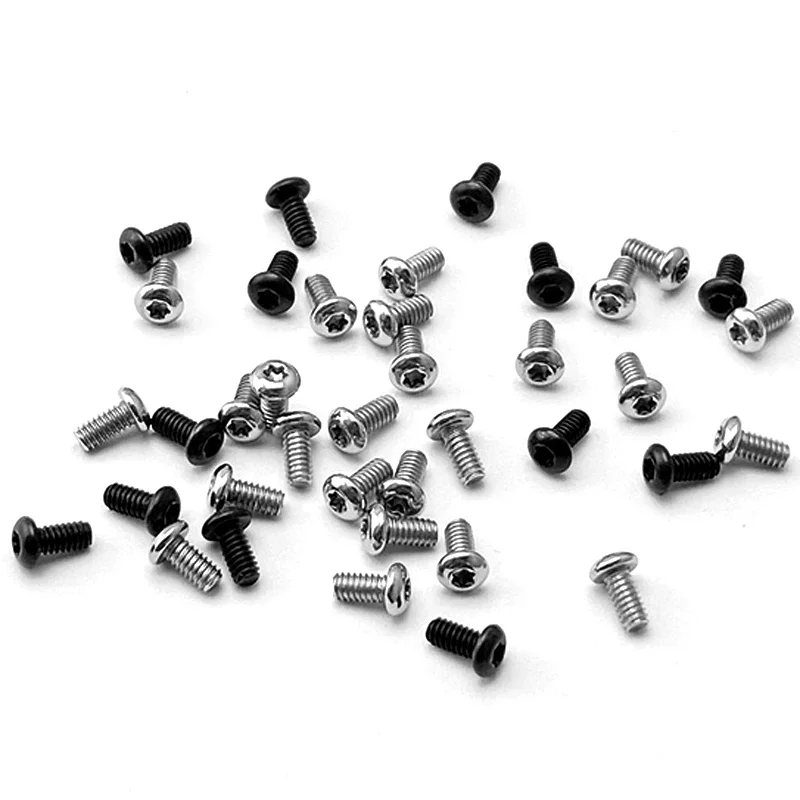 Tornillos de cabeza de acero inoxidable Torx T6 2-56, tornillo de Clip de bolsillo personalizado para Bugout 535 Spyderco C81 C10 ZT, Clip trasero de cuchillo
