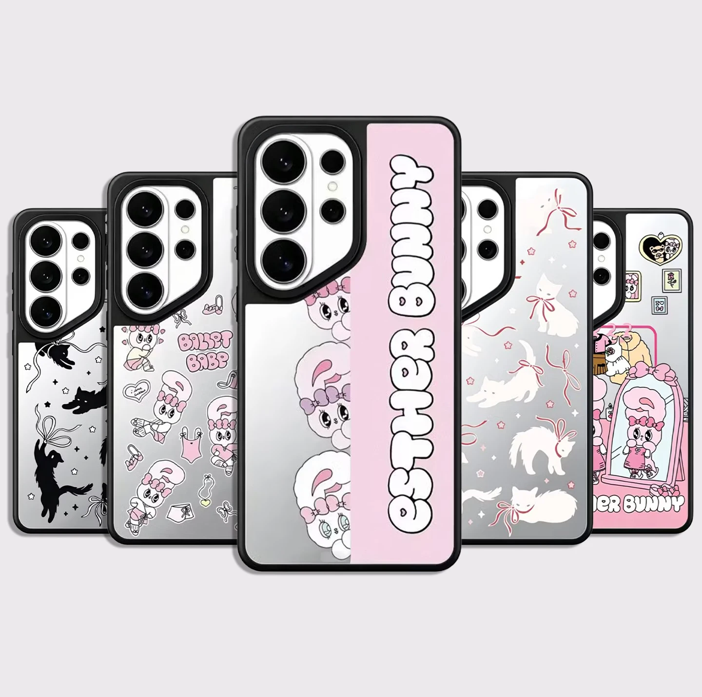 607201 Mirror Surface Magnetic Phone Cover for Samsung Galaxy S23 S24 S25 S26 Ultra S26+ Plus Case