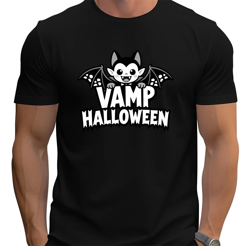 

Fun Hip Hop cartoon street style T-shirt cool graphic print Loose large size 100% Cotton Top