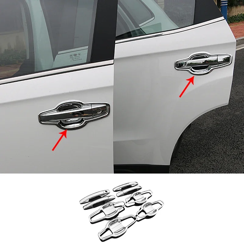 

For FAW BESTURN X40 2017 Door Handle Cover Chrome Silver Decorate
