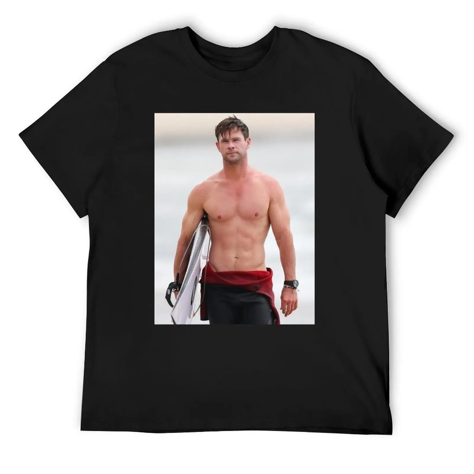 

Chris hems T-Shirt summer clothes hippie clothes anime Blouse men t shirts